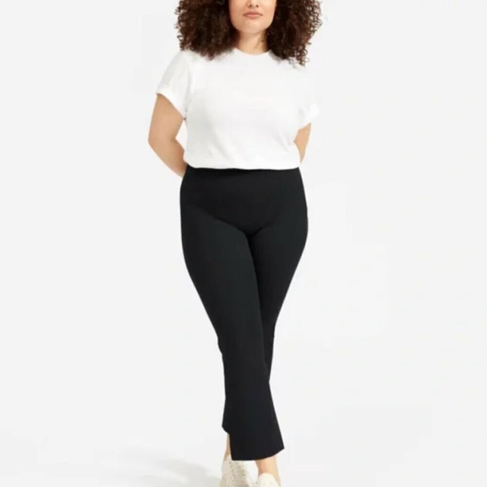 Everlane Black Kick Crop Work Pant (Size 4)